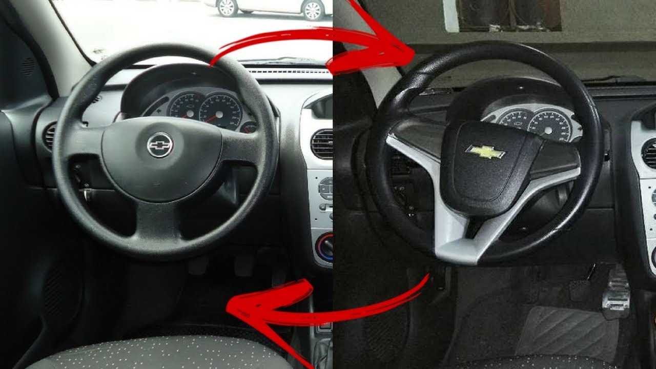 Troca de volante do Corsa