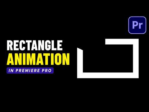 Animate rectangle shape in Premiere Pro (Easy Tutorial) 💡