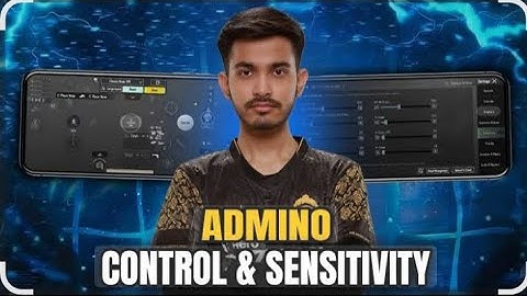 ADMINO GAMING SENSITIVITY | ADMINO GAMING CONTROL | BGMI MOST DANGEROUS SENSITIVITY 