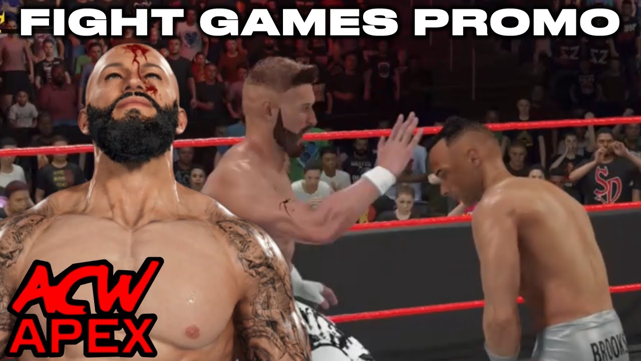 MJ Stylez vs. Wolfie ACW APEX CAW WRESTLING FIGHT GAMES PROMO