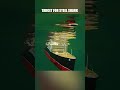 Cardboard ship sinking, model of a sinking liner at sea, mini shipwreck #cardboardship #shipwreck