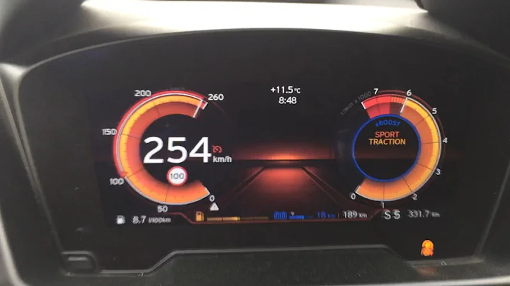 2017 BMW i8 0-250 km/h