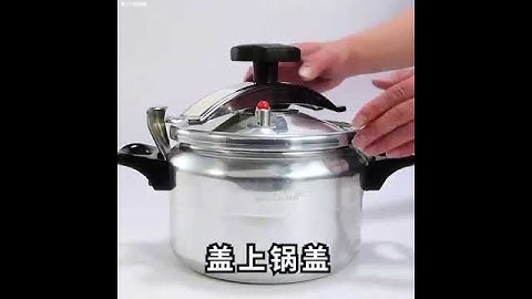 HOW TO USE GAS PRESSURE COOKER