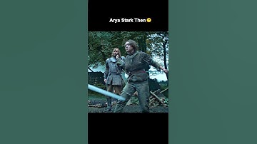 Arya Stark Than Vs Now Edit 🗿 #shorts #gameofthrones