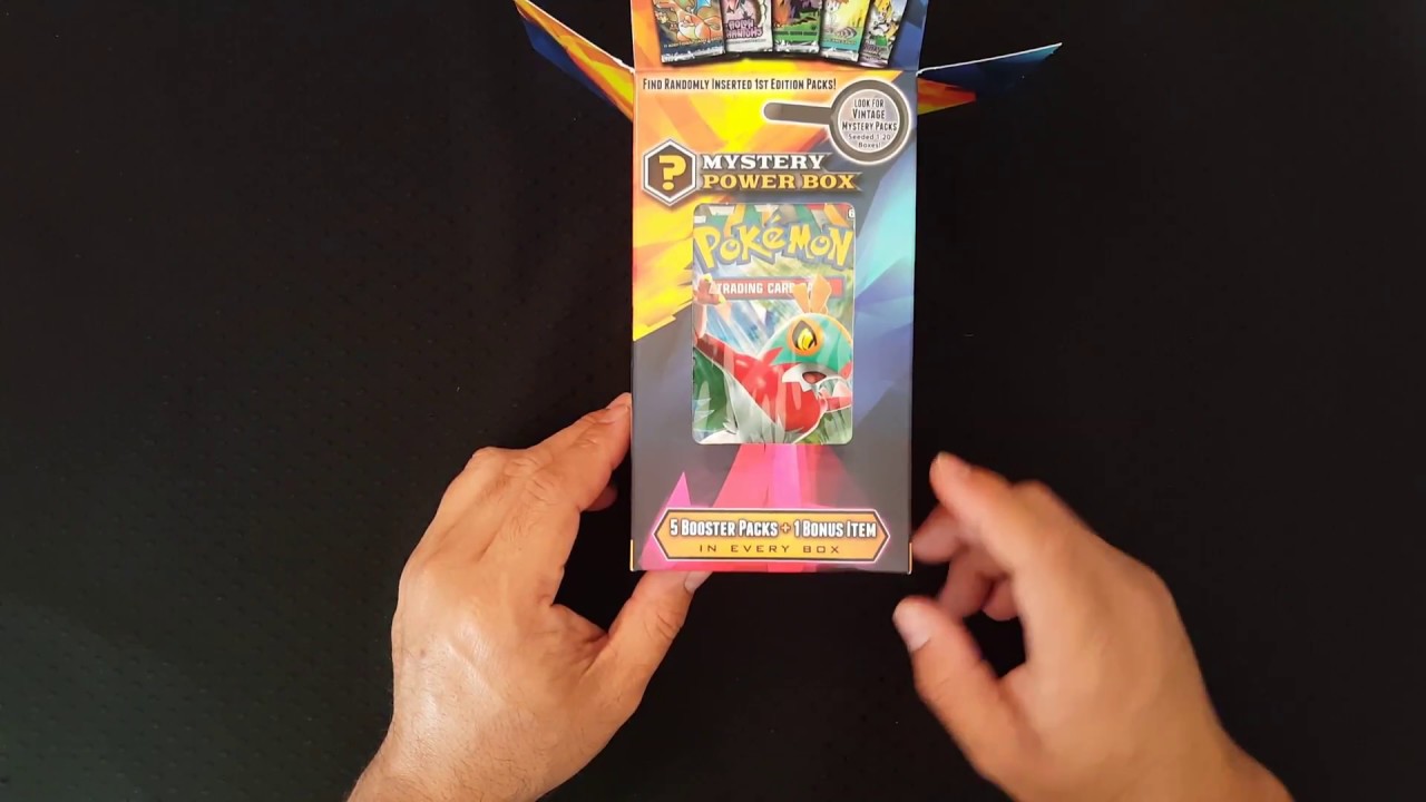 * New Channel * Pokemon Mystery Power Box Opening Vintage? Shaymin ...