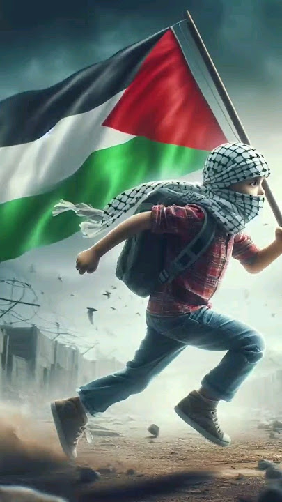 AI Image of Palestinian Children's Struggle #shorts #palestine #freepalestine