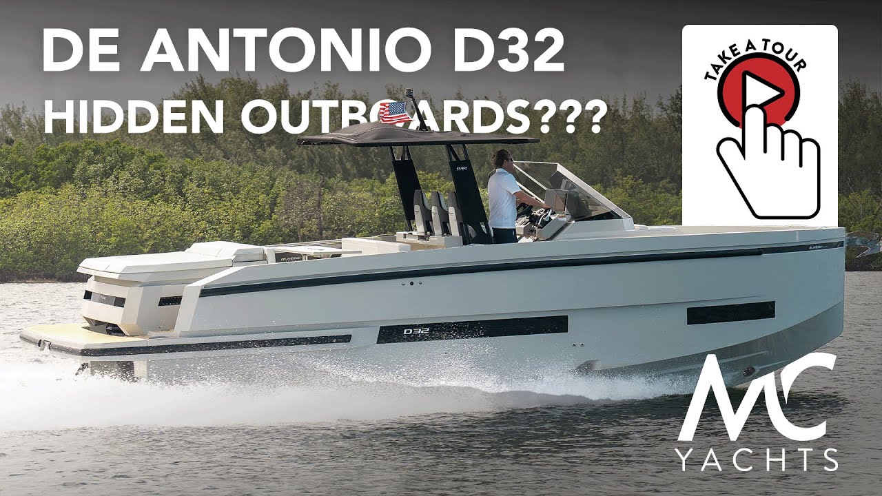 Luxury & Hidden Outboard Performance! - De Antonio D32 Walkthrough