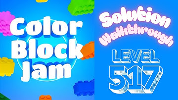 Color Block Jam - Level 517 - Solution!!!