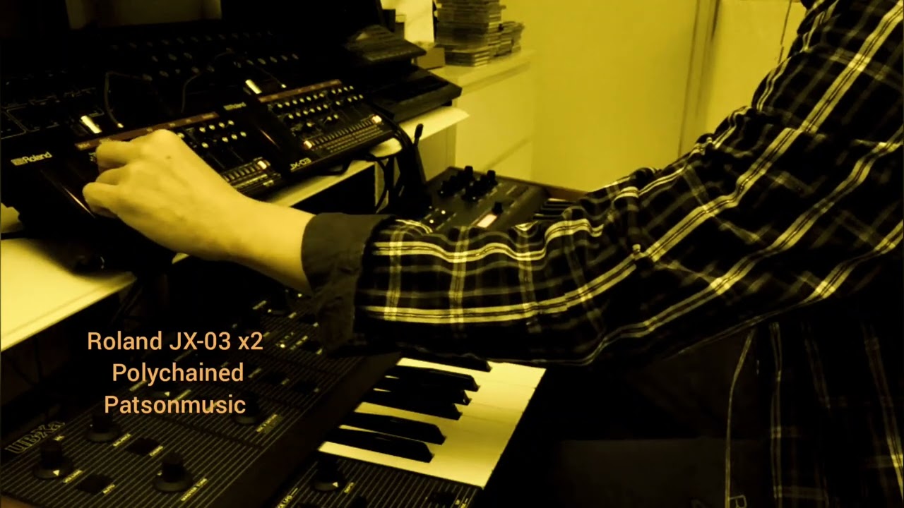 Roland JX-03 pt 1: A hidden gem? 2 JXs polychained - YouTube
