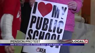 Full Many KY schools closed as teachers object to new pension law Guide