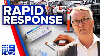 Free rapid antigen tests on the way as Victoria COVID-19 cases jump | Coronavirus | 9 News Australia