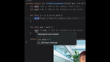 Find the Missing Number in an Array using XOR | Java Logic Simplified #codewithtirtha  #coding