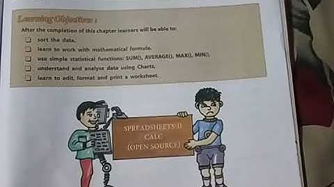 class VI SPREAD SHEET II OPEN OFFICE CALC