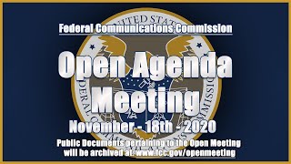 Open Commission Meeting - November 2020