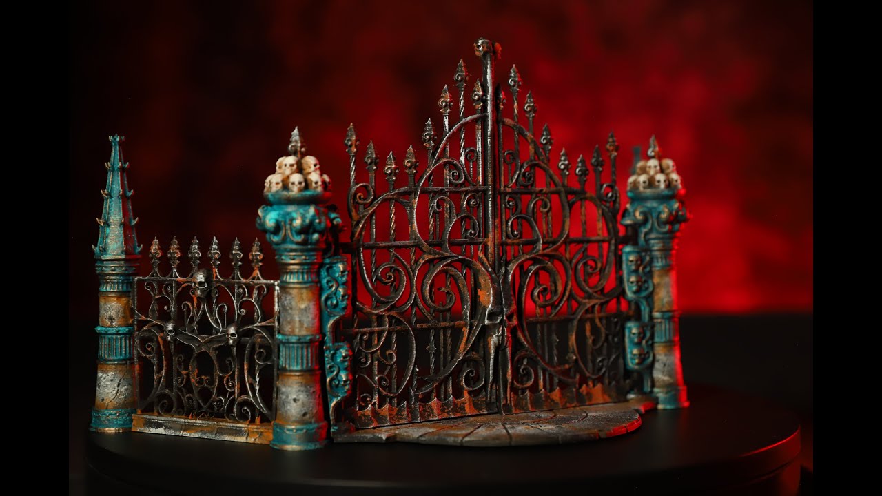 Forsaken Sentinels Wrought Iron Fence