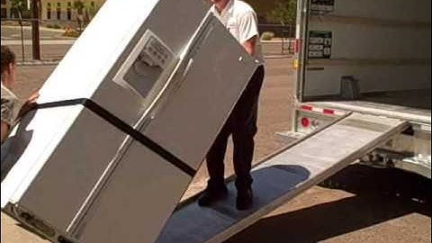 Using a U-Haul Appliance Dolly