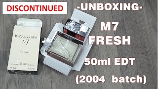 Unboxing M7 Fresh by Yves Saint Laurent (2004 batch)