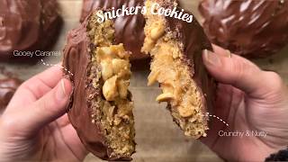 How I make Snickers Cookies♡ screenshot 5