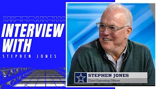 Stephen Jones Interview with Nick Eatman | #GBvsDAL | Dallas Cowboys 2023