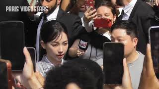 Karina AESPA arrival @ Paris Fashion Week 3 July 2023 show Thom Browne Haute Couture
