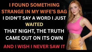 I Found Something in My Wife's Bag. I Said Nothing. That Night, the Truth Came Out on Its Own.