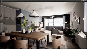 Architecture Real-time Apartment Visualizations in Unreal Engine Virtual Reality