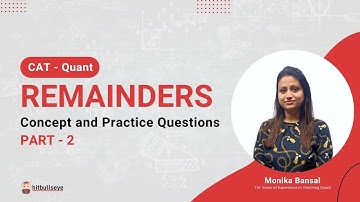 What is Remainder Theorem for CAT? (Part-2) 🔴 l Quantitative Aptitude CAT 2022 l Hitbullseye