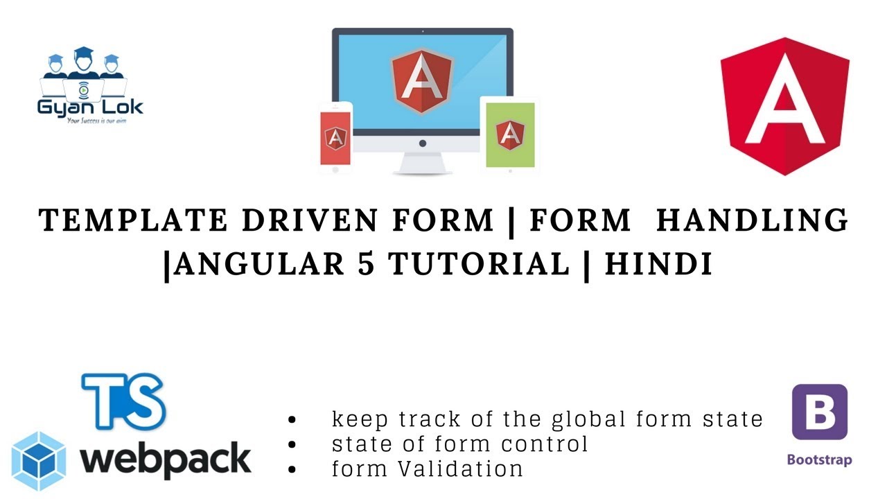 Angular 5 Tutorial | Template Driven Form | Form Handling | Hindi - YouTube