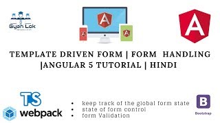 Angular 5 Tutorial | Template Driven  Form |  Form Handling | Hindi