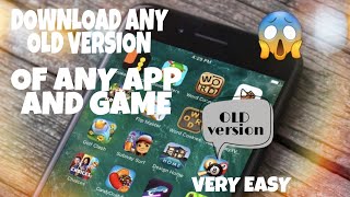 How to Download old Version of any app and game || Royal tech & tricks || 2021 screenshot 2