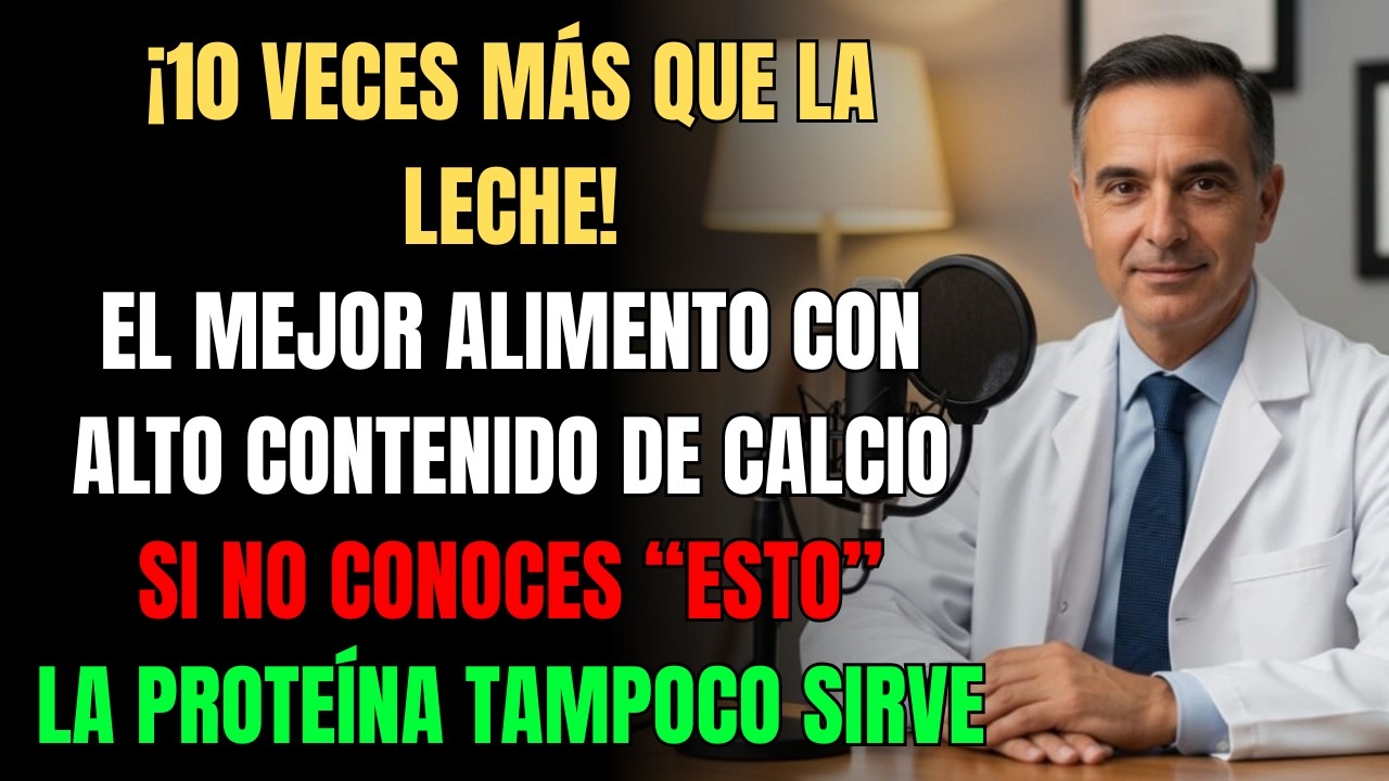 5 ALIMENTOS BOMBA DE CALCIO PARA PREVENIR OSTEOPOROSIS Y DIETA DE ORO ¡SIN LECHE! SALUD OSEA TOTAL!!