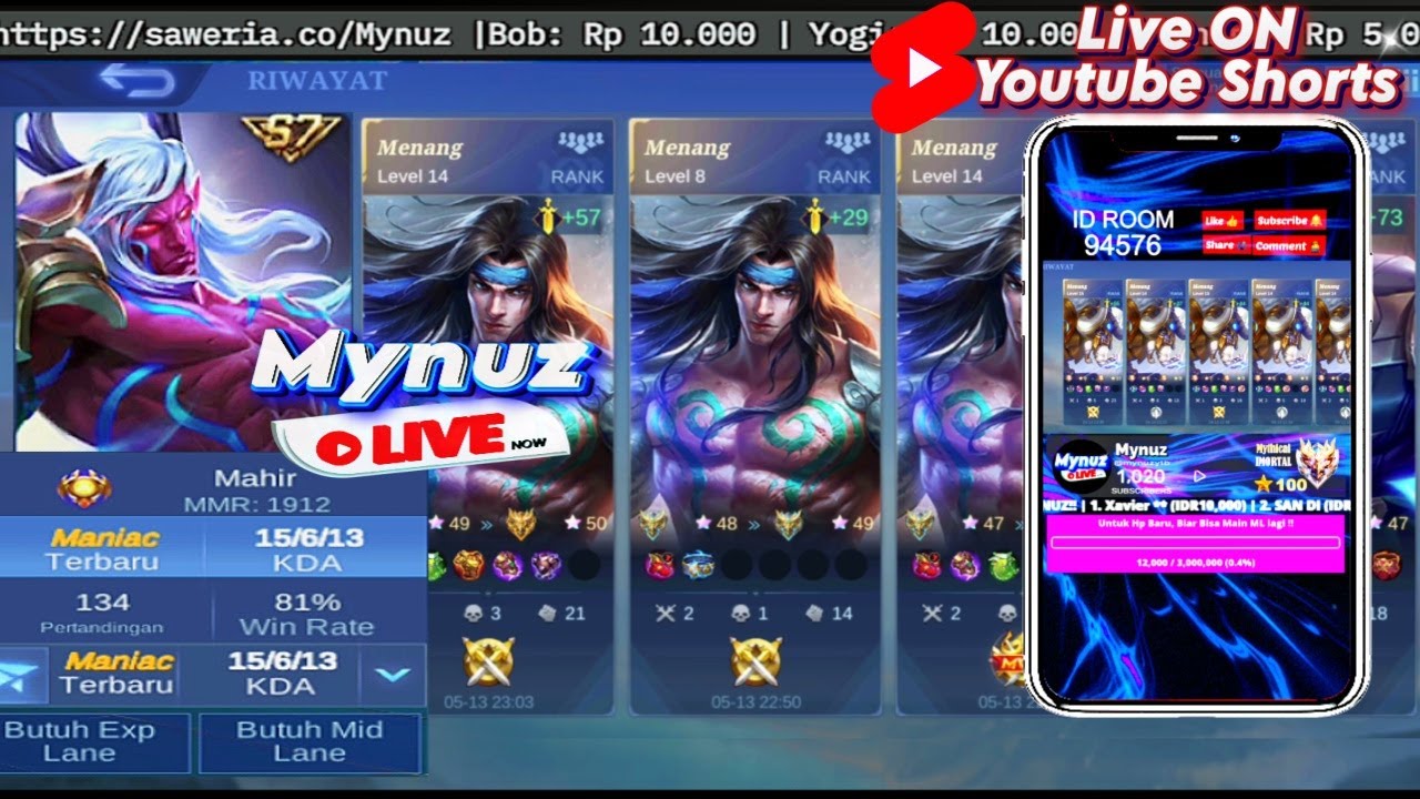 Mau diPUJI atau diCACI Kalian lah yang menentukan disini ! [MOBILE LEGENDS]
