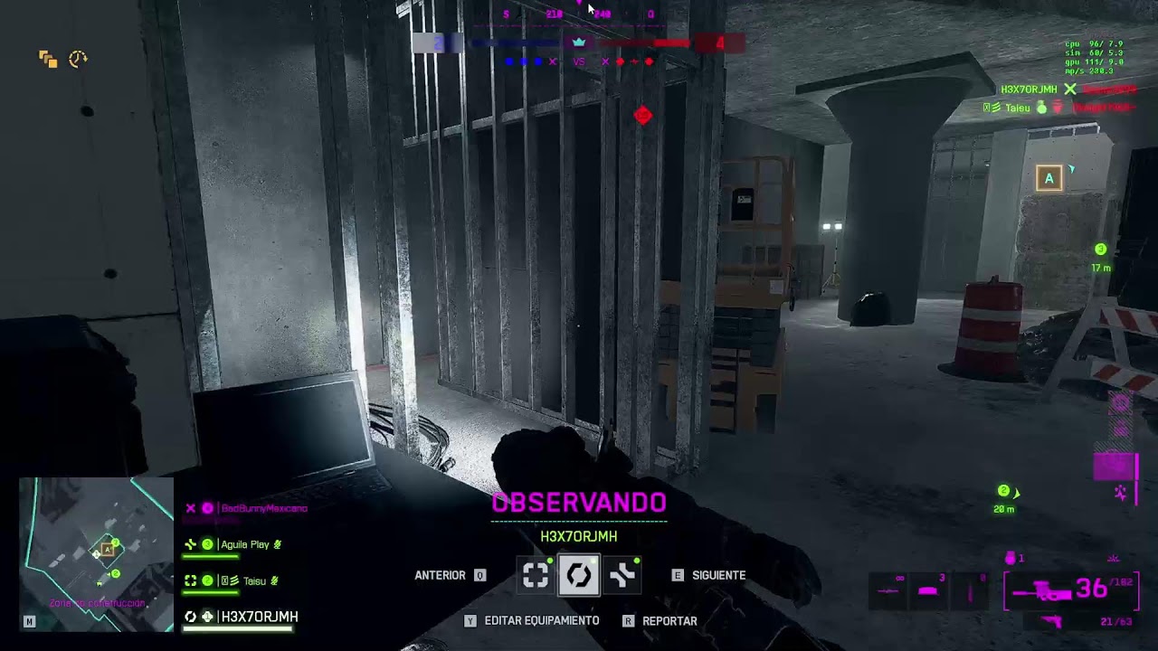 Subiendo armitas con el team, manqueando para variar - BlackBoneMx