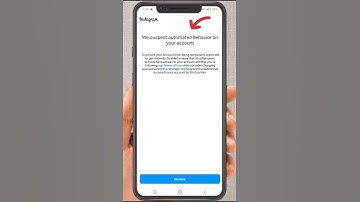 We Suspect Automated Behavior On Your Account Instagram | How To Fix Instagram Dismiss Back #Shorts