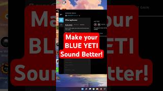 Make Your Blue Yeti sound better with these settings! #usbmicrophone #blueyetimicrophone #logitech