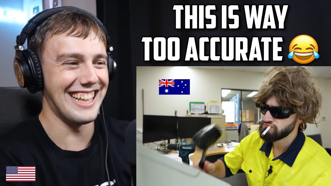 American Reacts - If Tradies Worked an Office Job