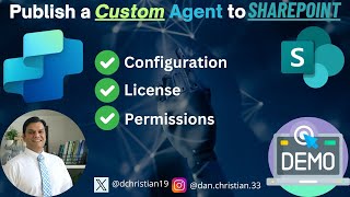 Publish a Custom Agent to SharePoint