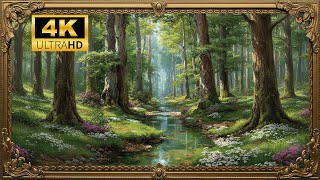 Peaceful Forest Path & Stream | Framed Nature Art 4K with Soft Ambient Music | Frame Art TV screenshot 5