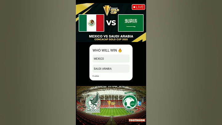 Mexico vs Saudi Arabia | Concacaf Gold Cup 2025