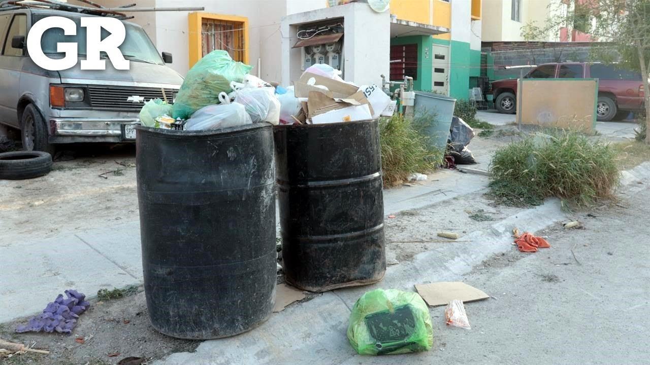 Inunda basura calles de Salinas Victoria | Monterrey - YouTube