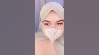 hot hijab bar bar hari ini no bra transparan buka bukaan