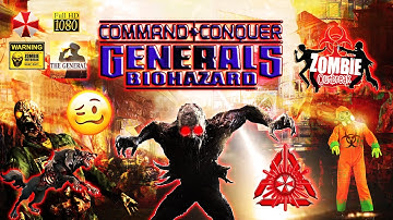 💀👿Biohazard zombie 🔥Laser army VS 2 Zombie Outbreak💀 C&C Generals Zero Hour 🔥👿💪