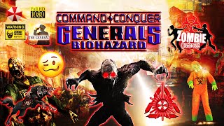 💀👿Biohazard zombie 🔥Laser army VS 2 Zombie Outbreak💀 C&C Generals Zero Hour 🔥👿💪