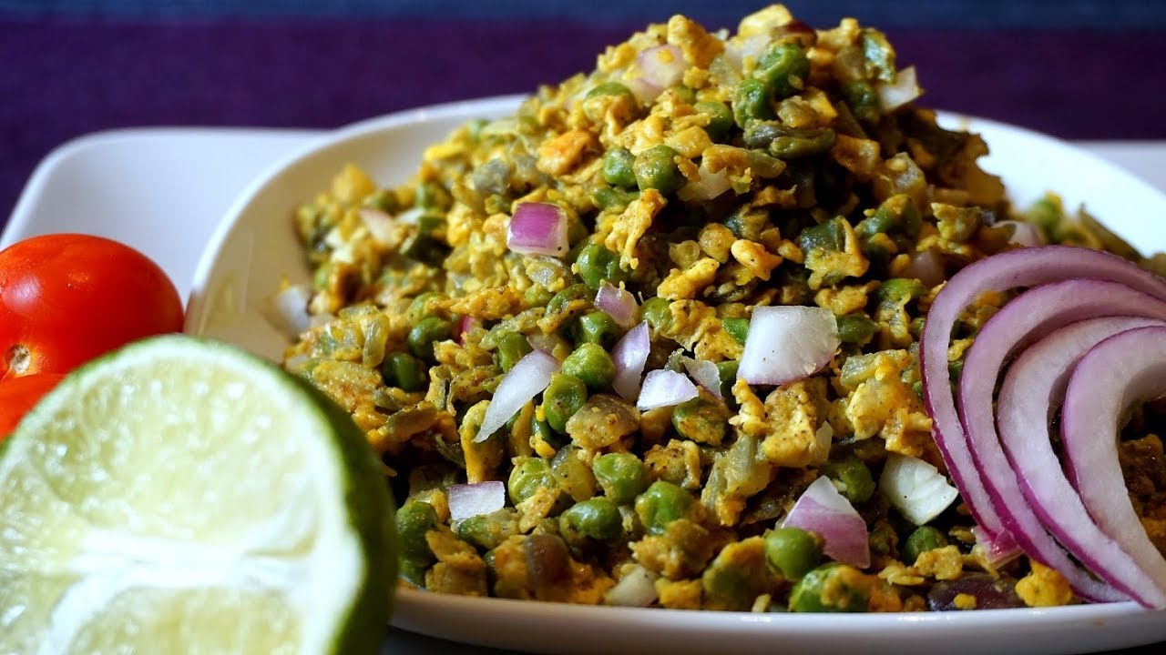 Green Peas Egg Masala / ഗ്രീൻ പീസ് മുട്ട ഫ്രൈ ShrazNest with subtitle