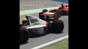 Ayrton Senna vs Michael Schumacher | 1990 McLaren-Honda MP4/5B vs 2000 Ferrari F1-2000 | F1 at Monza