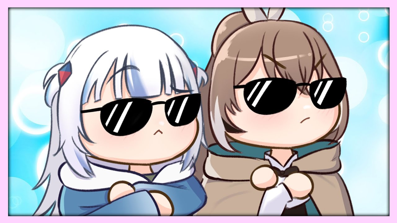 Gura and Mumei share the same braincell...