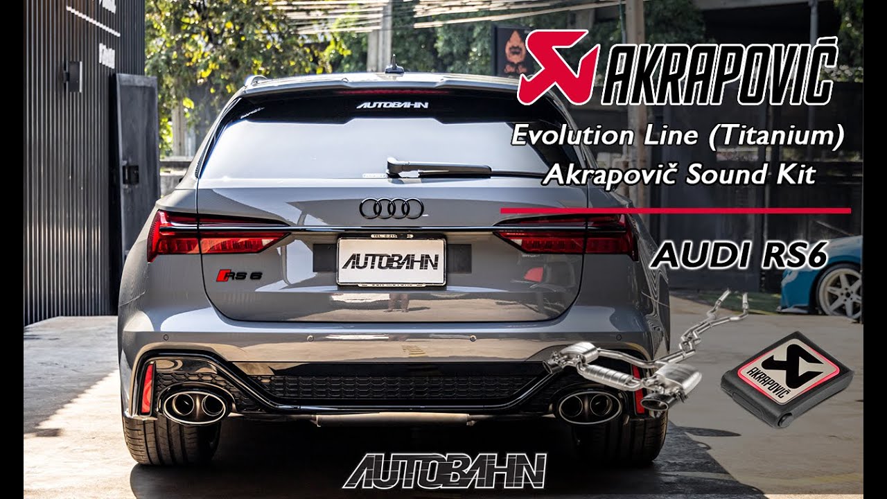 Akrapovic 2020 Audi RS6 Avant/RS7 Sportback (C8) Sound Kit