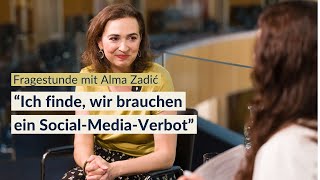 Q&A session with Alma Zadić