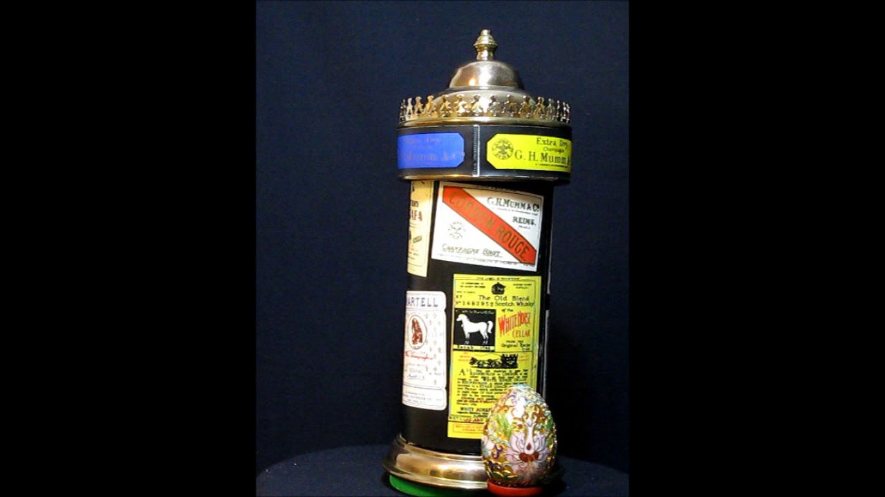 Vintage wine bottle music box series YouTube
