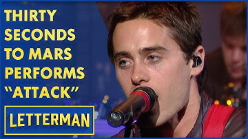 Thirty Seconds to Mars Performs “Attack” | Letterman